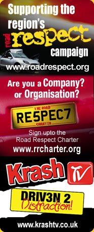 Supporting the regions Road Respect campaign