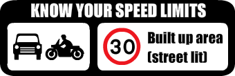 view speed limits for different vehicles and road types